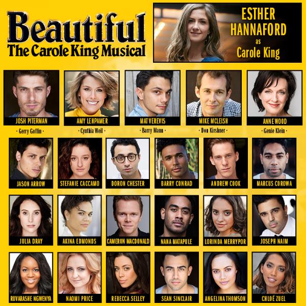 Beautiful The Carole King Musical Full Cast Announced Stage Whispers