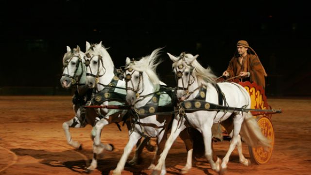 Bigger than Ben Hur? Chariot Race Spectacle Goes for Box Office Gold at Olympic Stadium.