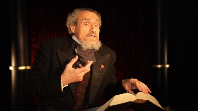 Charles Dickens Performs A Christmas Carol.