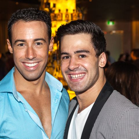 Andrew Ronay-Jenkings and Ryan Gonzales at the Legally Blonde After Party at the Cherry Bar, The Star
