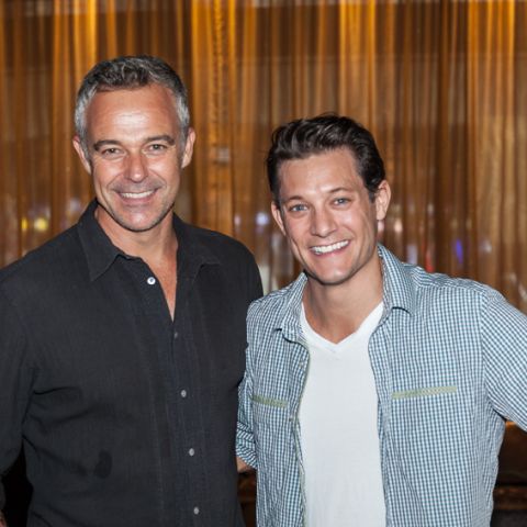 Cameron Daddo and Rob Mills at the Legally Blonde After Party at the Cherry Bar, The Star