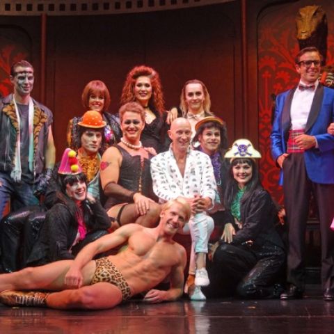 Cast of The Rocky Horror Show with Richard O'Brien. Photographer: ShaneO'Connor