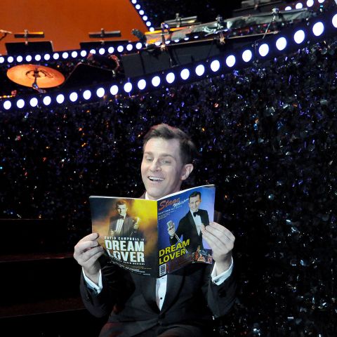David Campbell with Stage Whispers Magazine